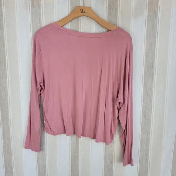 Posh Peanut Bamboo Pajamas Set Mauve Pink Size 2XL - Picture 5 of 9